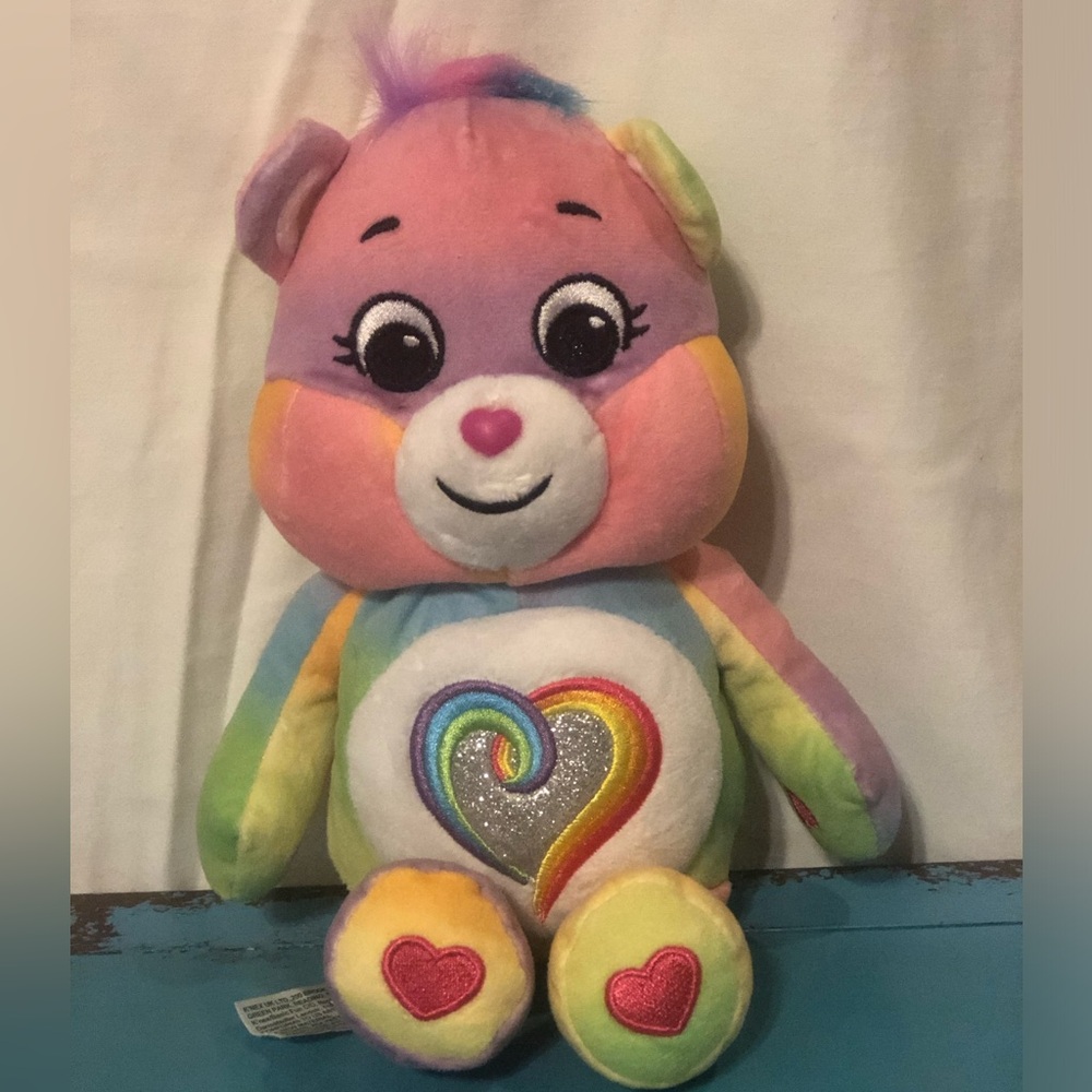 Care Bear Togetherness RainbowHeart Bear 9”